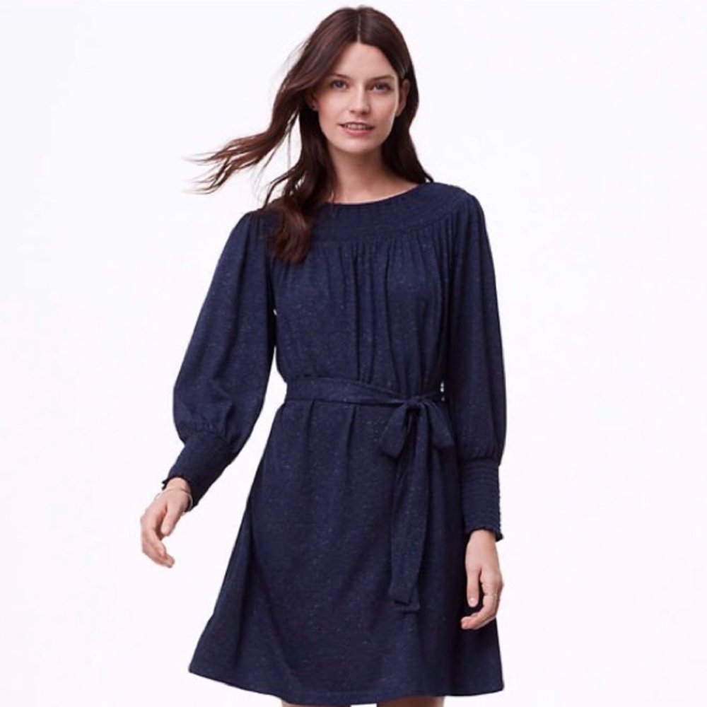 Ann Taylor LOFT Dress - Navy Blue